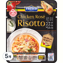 오뚜기 프레스코 치킨로제리조또, 5개, 250g