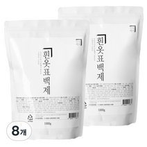 살림백서 흰옷 표백제, 1kg, 8개