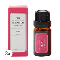 알레 퓨어 에센셜 오일 백프로 제라늄, 10ml, 3개