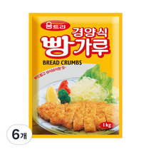 움트리 경양식 빵가루, 1kg, 6개