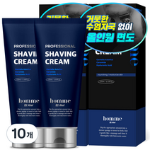 아케이 옴므 프로페셔널 후레쉬 쉐이빙 면도크림, 10개, 105ml