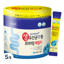 락토팡 생유산균17종 프리미엄 패밀리, 200g, 5개