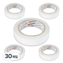 엠파이어 산업용 양면테이프 24mm x 20m, 화이트, 30개입