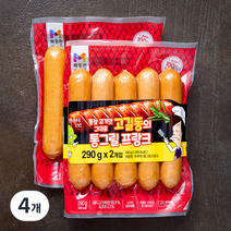 목우촌 주부9단 통그릴 프랑크, 290g, 4개