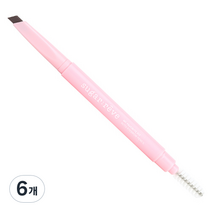 슈가레브 오토 아이브로우 펜슬 0.35g, 흑갈색, 6개