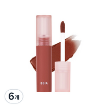삐아 스머지 틴트 3g, 06 사하라 로즈, 6개
