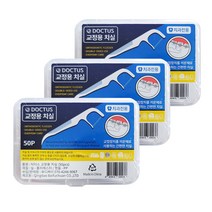 닥터스 교정용 치실 50p, 50개입, 3개