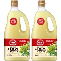 해표 식용유, 1.8L, 2개