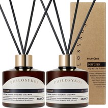 멈칫 바이오톡스 디퓨저 200ml x 2개 + 리드스틱 8개, 필로시코스