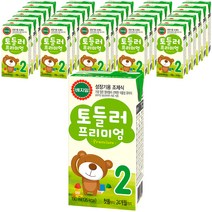 베지밀 프리미엄 토들러2 두유 190ml, 원액두유, 48팩