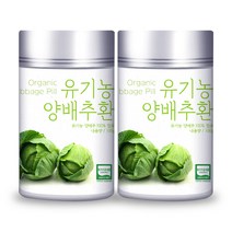 유기농마루 유기농 양배추환, 2개, 100g