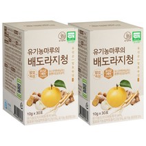 유기농마루 짜먹는스틱형 배도라지청, 10g, 60포