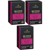 뉴트리코어 철분 프리미엄, 60정, 3개