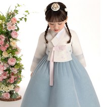 예가한복 여아용 1095 은설나래 한복 상하의 세트
