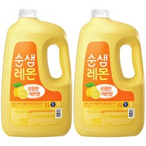 순샘 레몬 주방세제, 2개, 3L