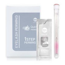 래쉬업 퀵 프리미엄 아이래쉬 펌 STEP 1 10p + 케이스 마스카라 브러쉬 1p 세트, 8g, 1개