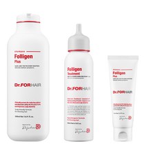 닥터포헤어 폴리젠 플러스 샴푸 500ml + 트리트먼트 200ml + 플러스 샴푸 70ml 세트, 1세트