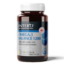 인테로 오메가3 밸런스 1200, 1개, 216.72g