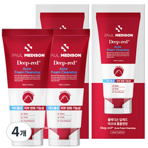 폴메디슨 딥레드 아크네 폼클렌징, 4개, 155ml