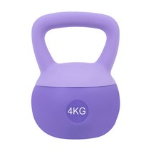 빼다 슬라임 스윙 소프티 케틀벨, 퍼플, 4kg, 1개
