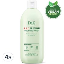 닥터지 레드 블레미쉬 수딩 토너, 400ml, 4개