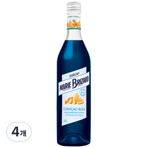 마리브리자드 블루큐라소 시럽, 700ml, 4개