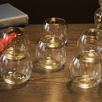 부라노 리얼골드 로우 라운드컵 395ml, 혼합색상, 6개