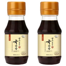 신앙촌 양조 깔끔한 국간장, 120ml, 2개