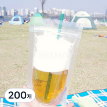 스탠드형 테이크아웃용 지퍼비닐 15호, 1개, 200개