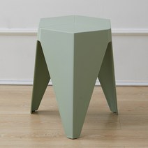 던홈 육각형 파스텔 체어, 그린, 1개