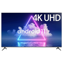 프리즘 안드로이드11 4K UHD google android TV, 165.1cm(65인치), A6511, 스탠드형, 방문설치