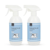 뽀숑 반려동물 탈취제 산뜻한 바람, 500ml, 2개