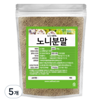생생드림 노니 분말, 5개, 500g