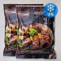 오프라이스 한입가득 납작 떡갈비 (냉동), 2개, 600g