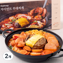 프레시지 자이언트 부대찌개 밀키트, 698g, 2개