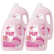 피죤 레귤러 섬유유연제 핑크로즈 본품, 2.5L, 4개 상품 사진
