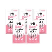 인터펫코리아 챱챱플러스 짜먹는 강아지 유산균 파우치 60g, 소고기맛, 5개