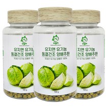 유지앤 동결건조 양배추환, 100g, 3개