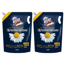 비트 아로마웨이브 일반 드럼 겸용 리필 카모마일향, 2L, 2개