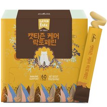 캣티즌 케어 락토페린 고양이 영양제 간식, 닭, 60개입
