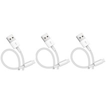 파인스 고속 충전 숏 케이블 C 타입, 20cm, 혼합색상