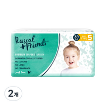 라스칼프렌즈 밴드형 기저귀 유아동 특대형 5단계(13~18kg), 78매, 특대