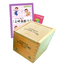 가베가족 칼라소마큐브 입문 세트, 빨, 주, 노, 초, 파, 보, 갈색