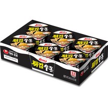 농심 튀김우동큰사발, 111g, 6개