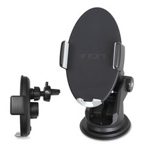 아이논 차량용 자동 고속무선충전기 거치대 송풍구형 IN-CW011, 1개