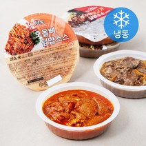 [로켓프레시 덮밥소스 모듬 B 세트 소불고기 210g + 오돌뼈 210g + 제육덮밥 210g + 쭈꾸미불고기 200g + 김치짜글이 200g (냉동), 1세트