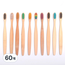라니핏 대나무 칫솔, 60개, 1개입