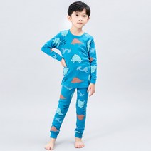 키즈라인 아동용 디노마이트 30수 9부 후라이스 실내복