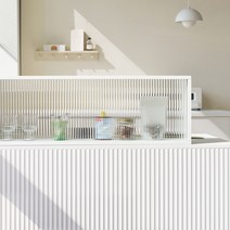 메종드꼼마 몽드 유리파티션 1000, 화이트