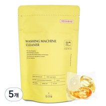 청정생활 캡슐 세탁조 클리너 6p, 90g, 5개